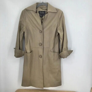 Terry Lewis Classic Luxuries Women’s 3/4 Length Leather Coat